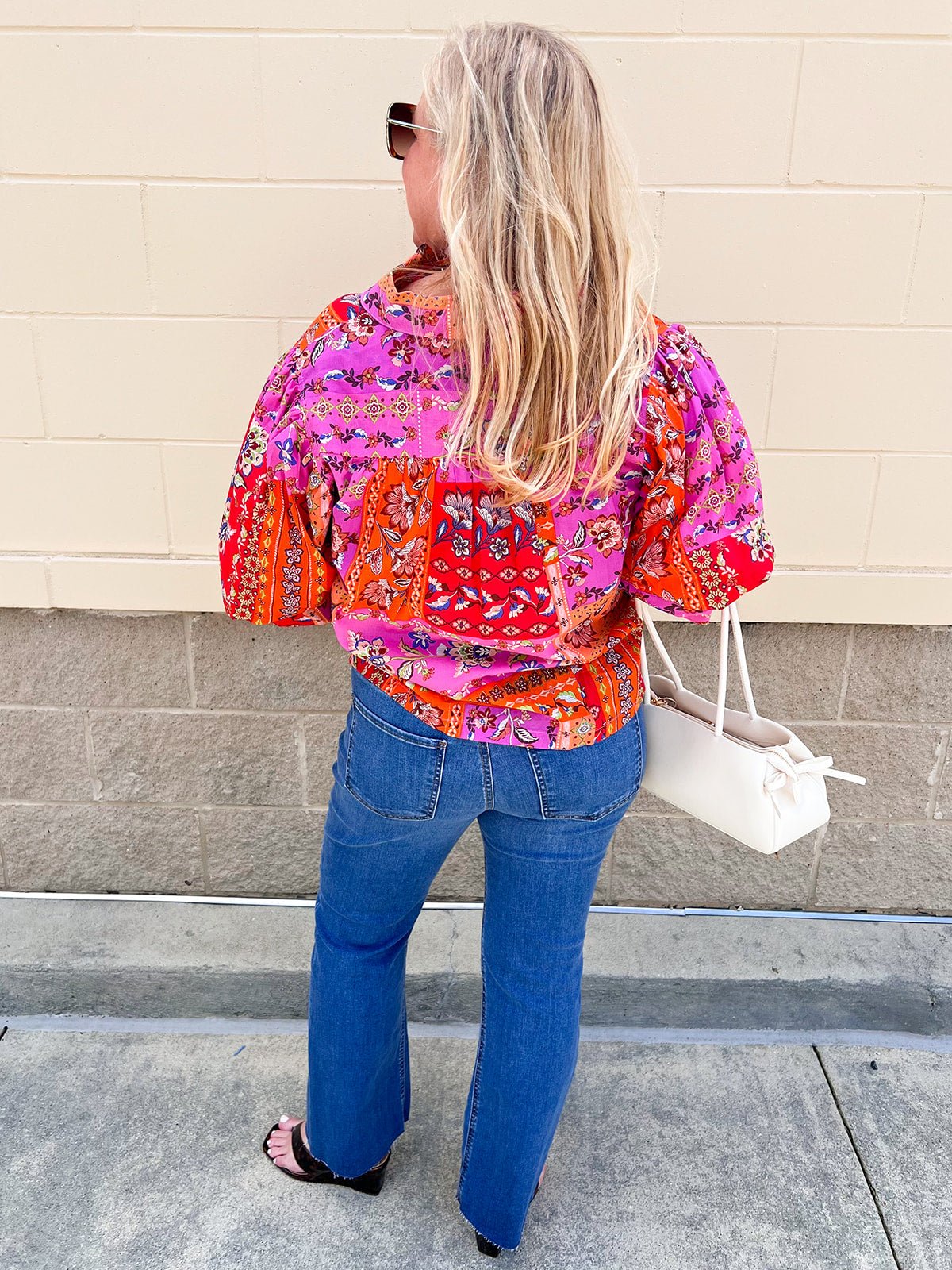 [Kut from the Kloth] Kelsey High Rise Ankle Flare in Sentiment - The Pink Pineapple 850
