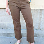 [Kut From The Kloth] Kelsey High Rise Jeans in Pecan - The Pink Pineapple 850