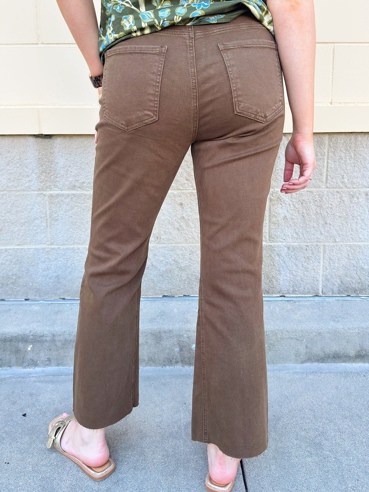 [Kut From The Kloth] Kelsey High Rise Jeans in Pecan - The Pink Pineapple 850