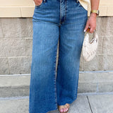 [Kut from the Kloth] Meg High Rise Wide Leg in Regent - The Pink Pineapple 850