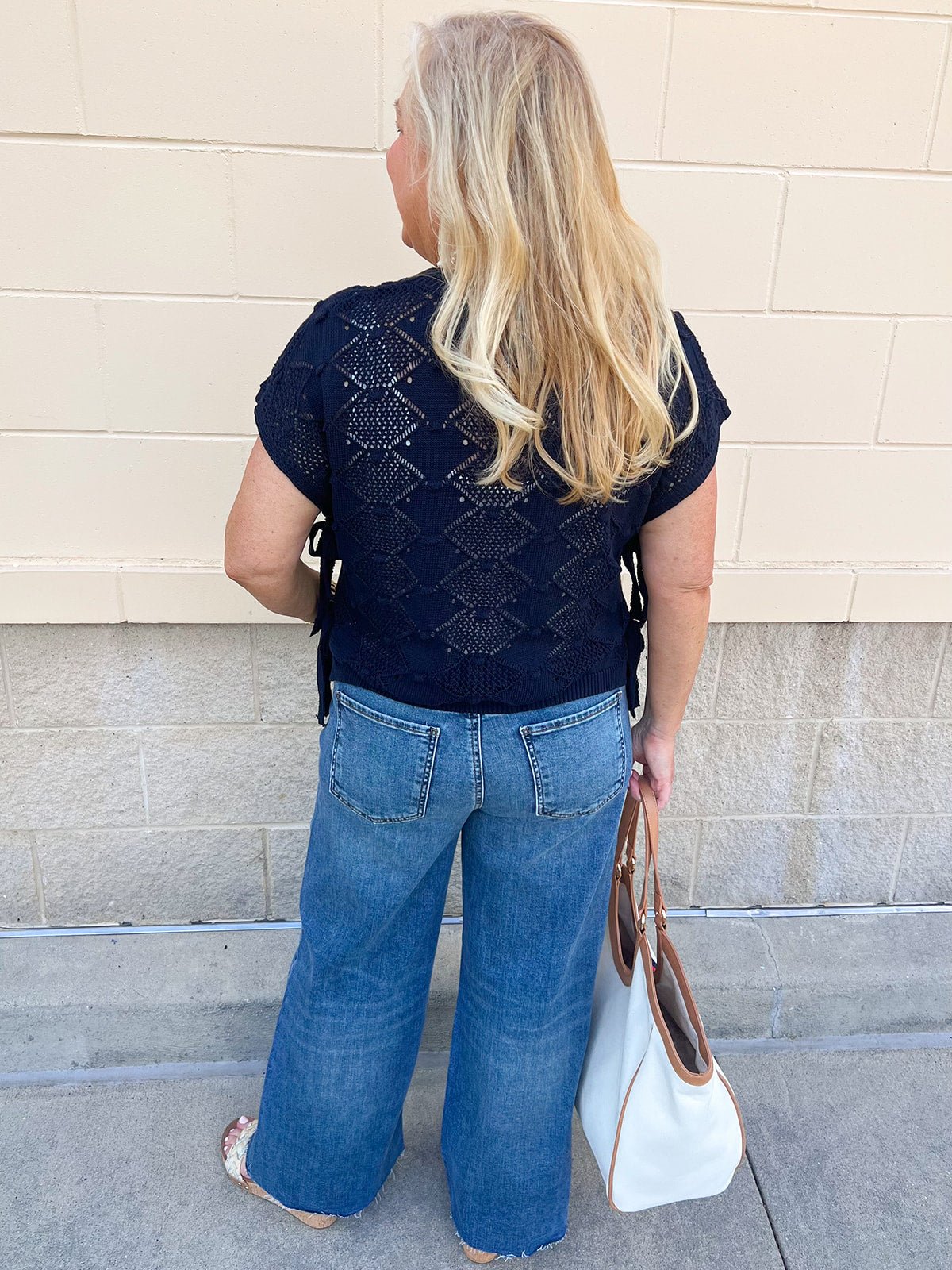 [Kut from the Kloth] Meg High Rise Wide Leg in Regent - The Pink Pineapple 850