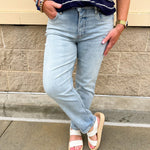 [Kut from the Kloth] Rachael High Rise Mom Jeans in Recognition - The Pink Pineapple 850