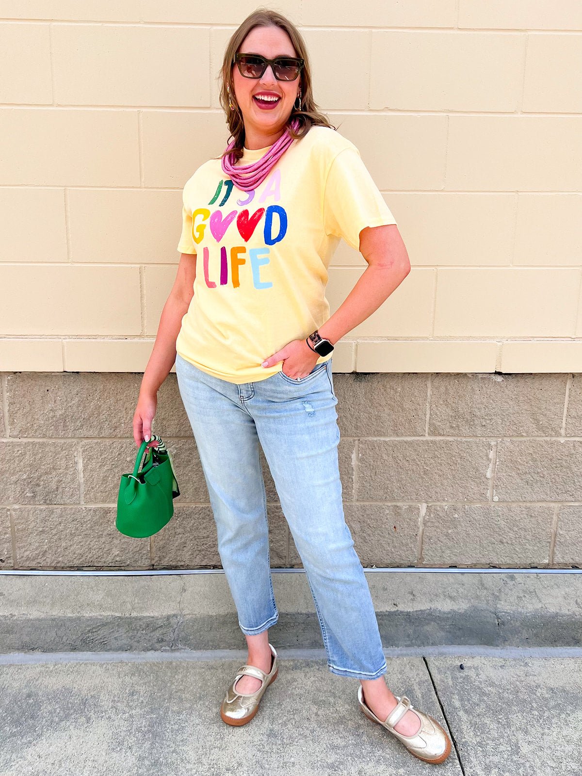 [Kut from the Kloth] Rachael High Rise Mom Jeans in Recognition - The Pink Pineapple 850