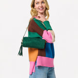Kylie Barrel Shoulder Bag in Emerald - The Pink Pineapple 850
