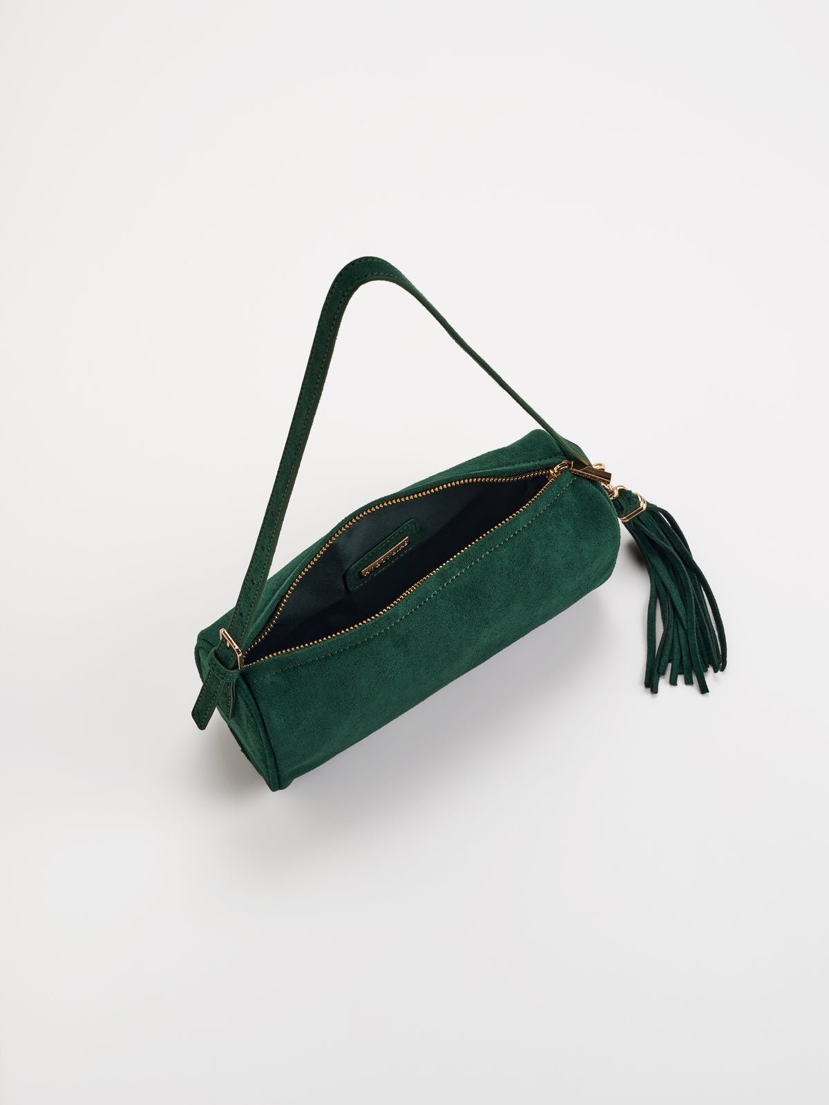 Kylie Barrel Shoulder Bag in Emerald - The Pink Pineapple 850