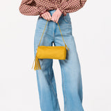 Kylie Barrel Shoulder Bag in Mustard - The Pink Pineapple 850