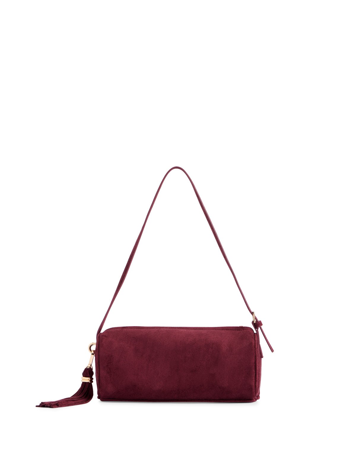 Kylie Barrel Shoulder Bag in Wine - The Pink Pineapple 850