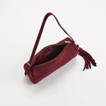 Kylie Barrel Shoulder Bag in Wine - The Pink Pineapple 850