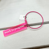 [La Fete Needlepoint] Work in Progress Thread Ring in Pink - The Pink Pineapple 850