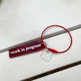 [La Fete Needlepoint] Work in Progress Thread Ring in Red - The Pink Pineapple 850