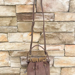 Laguna Mini Chocolate Top Handle Bag - The Pink Pineapple 850