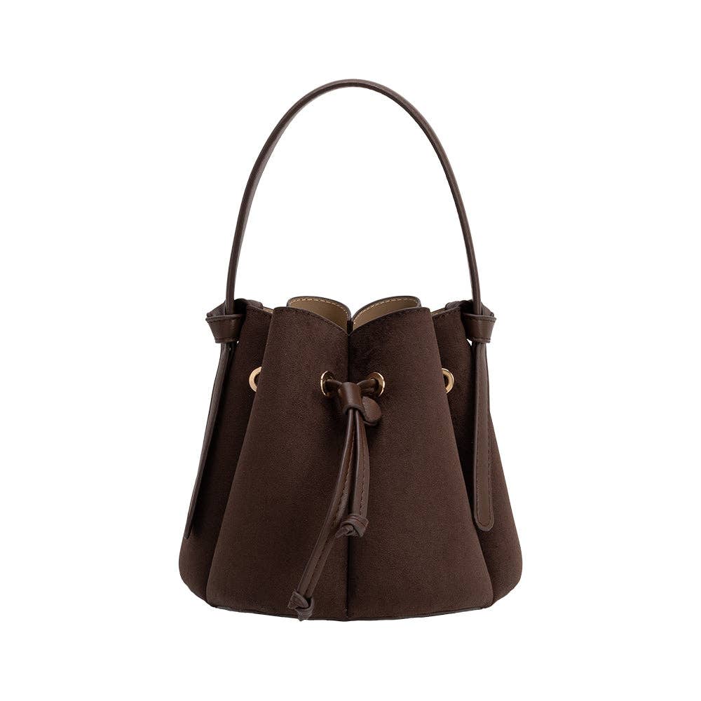 Laguna Mini Chocolate Top Handle Bag - The Pink Pineapple 850