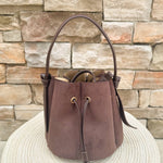 Laguna Mini Chocolate Top Handle Bag - The Pink Pineapple 850