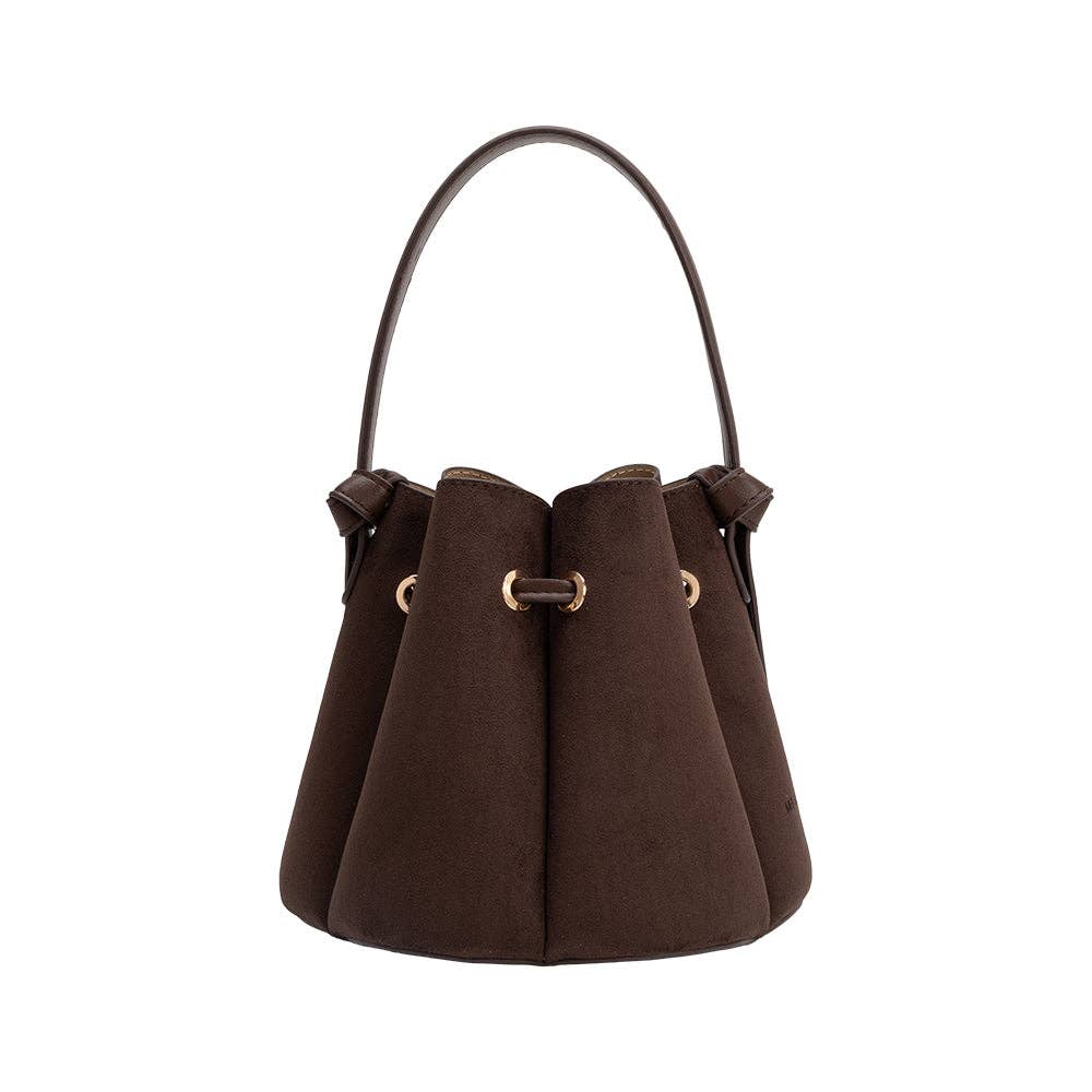 Laguna Mini Chocolate Top Handle Bag - The Pink Pineapple 850