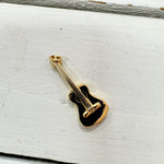 Large Gold Guitar Charm - The Pink Pineapple 850