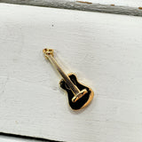 Large Gold Guitar Charm - The Pink Pineapple 850