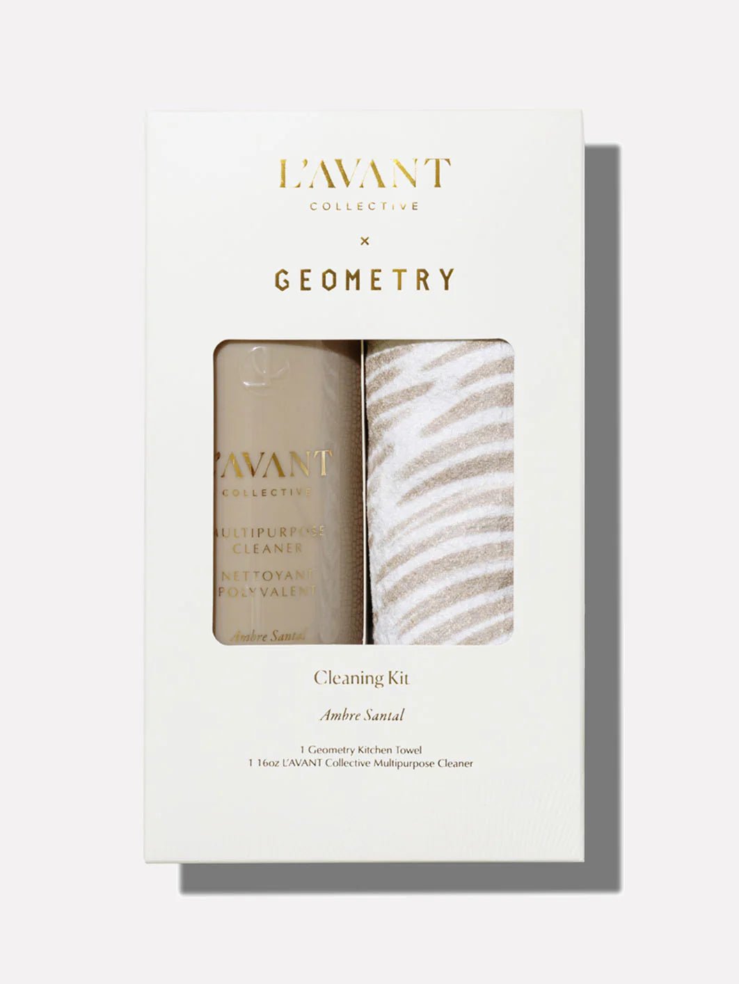 [L'AVANT] Ambre Santal L'AVANT x Geometry Cleaning Kit - The Pink Pineapple 850