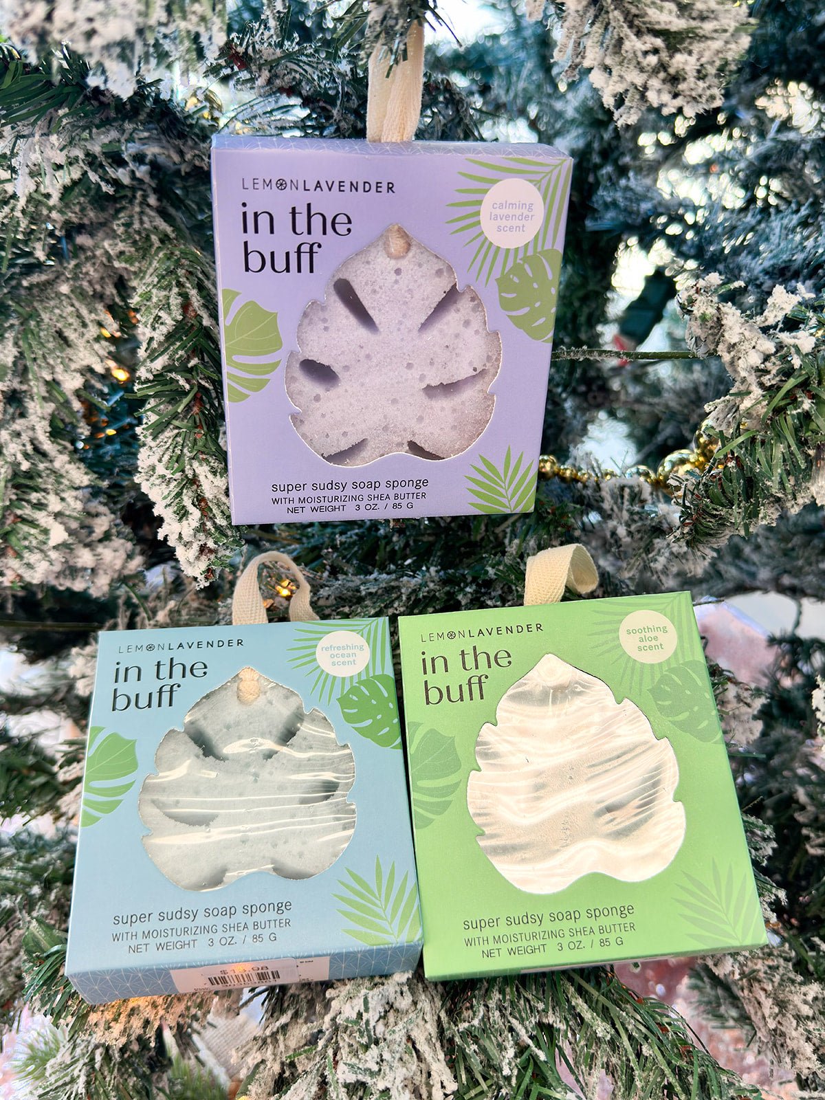 Leaf - Shaped Shea Butter Soap Sponge - The Pink Pineapple 850