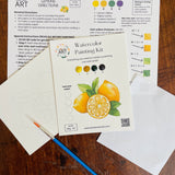 Lemons Watercolor Kit - The Pink Pineapple 850