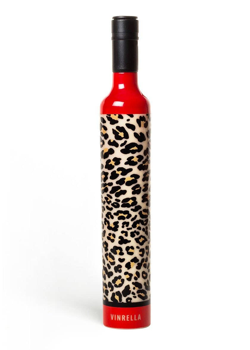 Leopard Print Bottle Umbrella - The Pink Pineapple 850