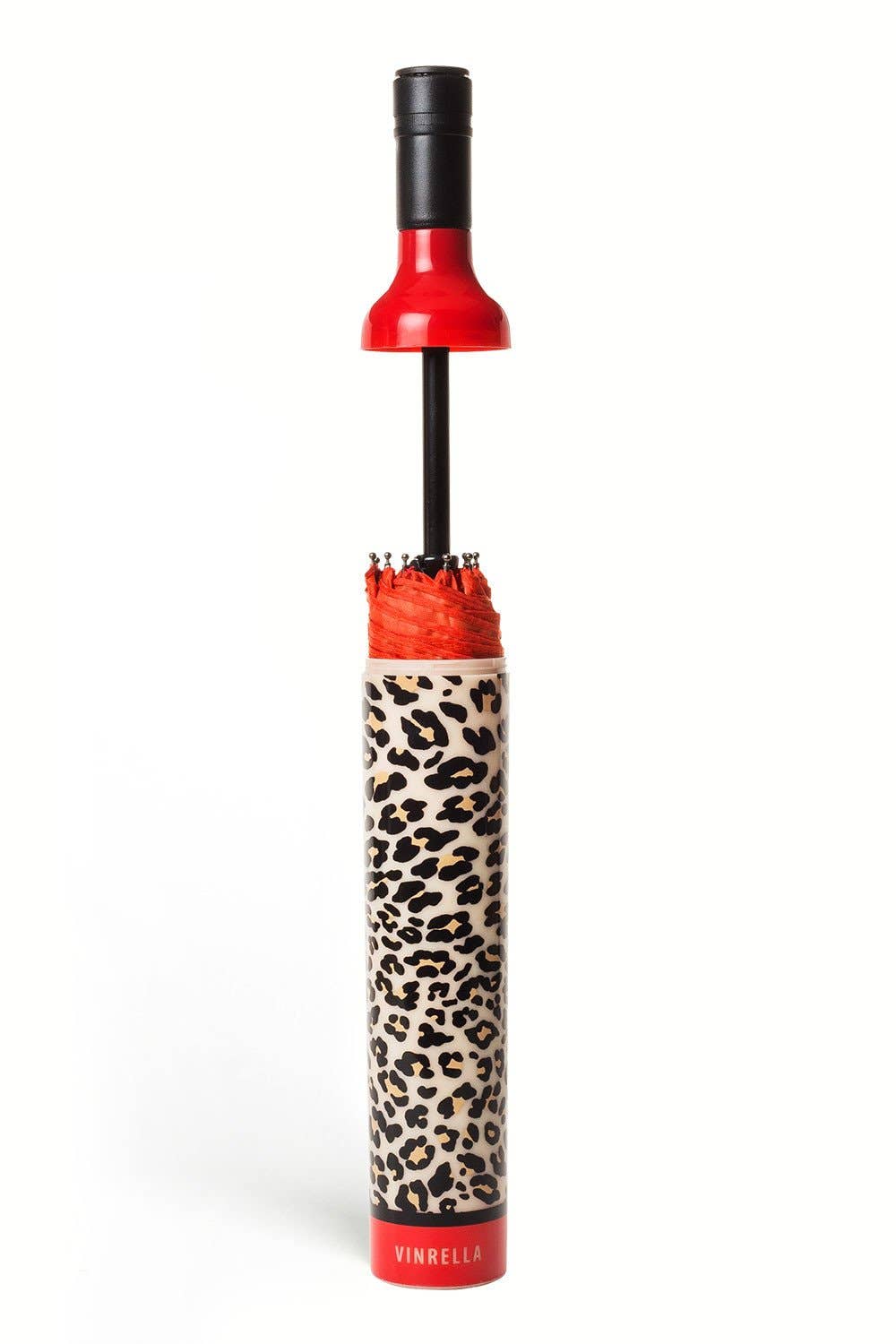 Leopard Print Bottle Umbrella - The Pink Pineapple 850