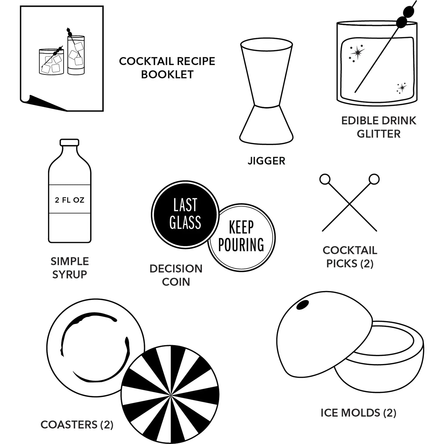 Let's Drink About It Cocktail Kit - The Pink Pineapple 850