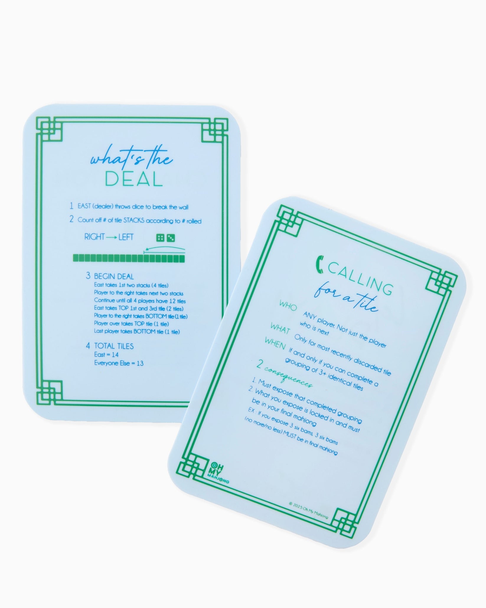 [Oh My Mahjong]  Light Blue Shuffler