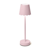 Light Pink Glow Scalloped Rechargeable Table Lamp - The Pink Pineapple 850