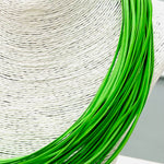 Lily Leatherette Strand Necklace in Lime - The Pink Pineapple 850