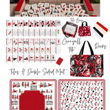 Limited Edition Athens Georgia Gameday Mahjong Set- PREORDER - The Pink Pineapple 850