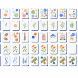 Limited Edition Gainesville Florida UF Gator Gameday Mahjong Tiles- PREORDER - The Pink Pineapple 850