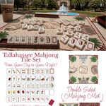 Limited Edition Tallahassee Florida Gameday Mahjong Tiles- PREORDER - The Pink Pineapple 850