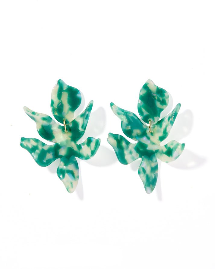 [LINNY CO] Flora Alpine Green Earrings - The Pink Pineapple 850