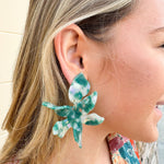 [LINNY CO] Flora Alpine Green Earrings - The Pink Pineapple 850