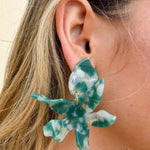[LINNY CO] Flora Alpine Green Earrings - The Pink Pineapple 850
