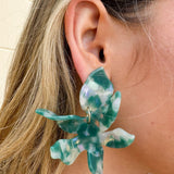 [LINNY CO] Flora Alpine Green Earrings - The Pink Pineapple 850
