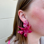 [LINNY CO] Flora Azalea Pink Earrings - The Pink Pineapple 850
