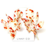 [LINNY CO] Flora Bevo Pearl Earrings - The Pink Pineapple 850