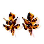 [LINNY CO] Flora Brown Tortoise Earrings - The Pink Pineapple 850