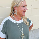 [LINNY CO] Flora Gold Confetti Earrings - The Pink Pineapple 850