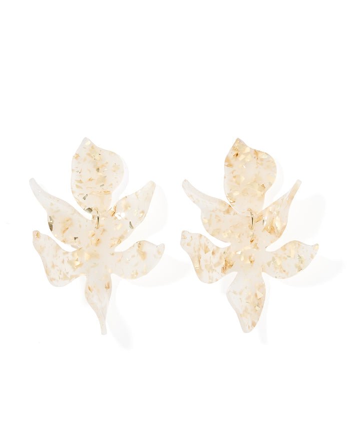 [LINNY CO] Flora Gold Confetti Earrings - The Pink Pineapple 850