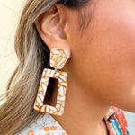 [LINNY CO] Kennedy Desert Sand Earrings - The Pink Pineapple 850