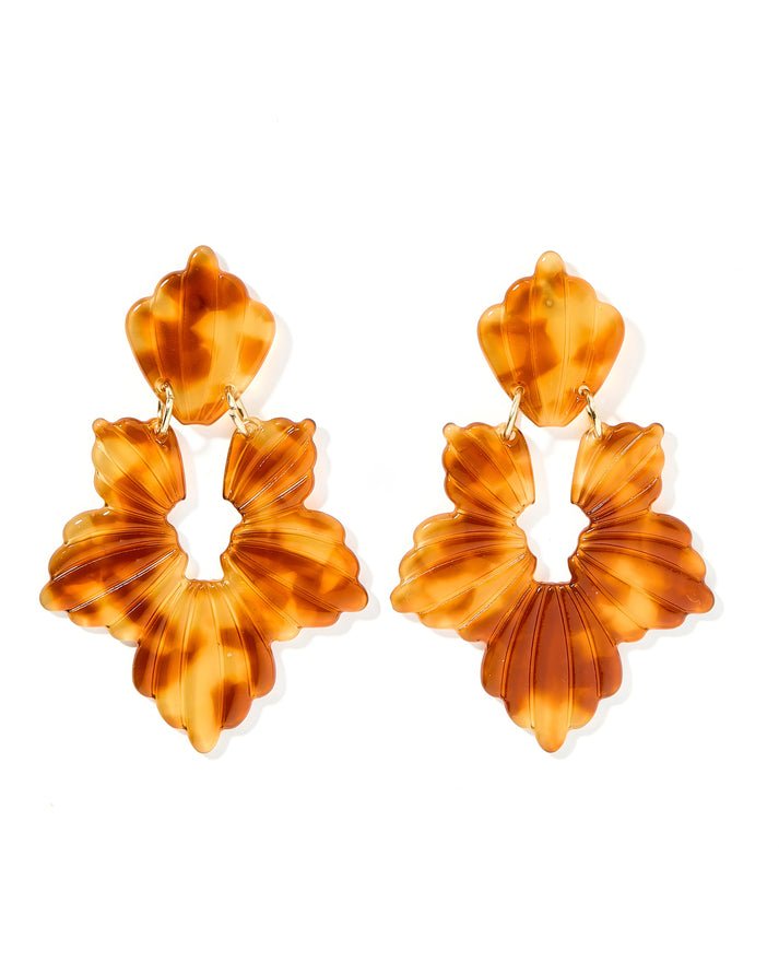 [LINNY CO] Michelle Caramel Earrings - The Pink Pineapple 850