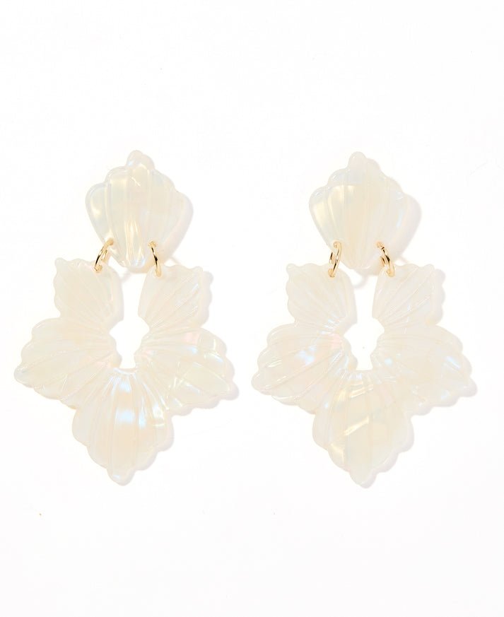 [LINNY CO] Michelle Iridescent Earrings - The Pink Pineapple 850