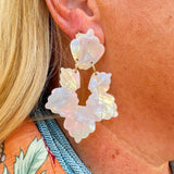 [LINNY CO] Michelle Iridescent Earrings - The Pink Pineapple 850