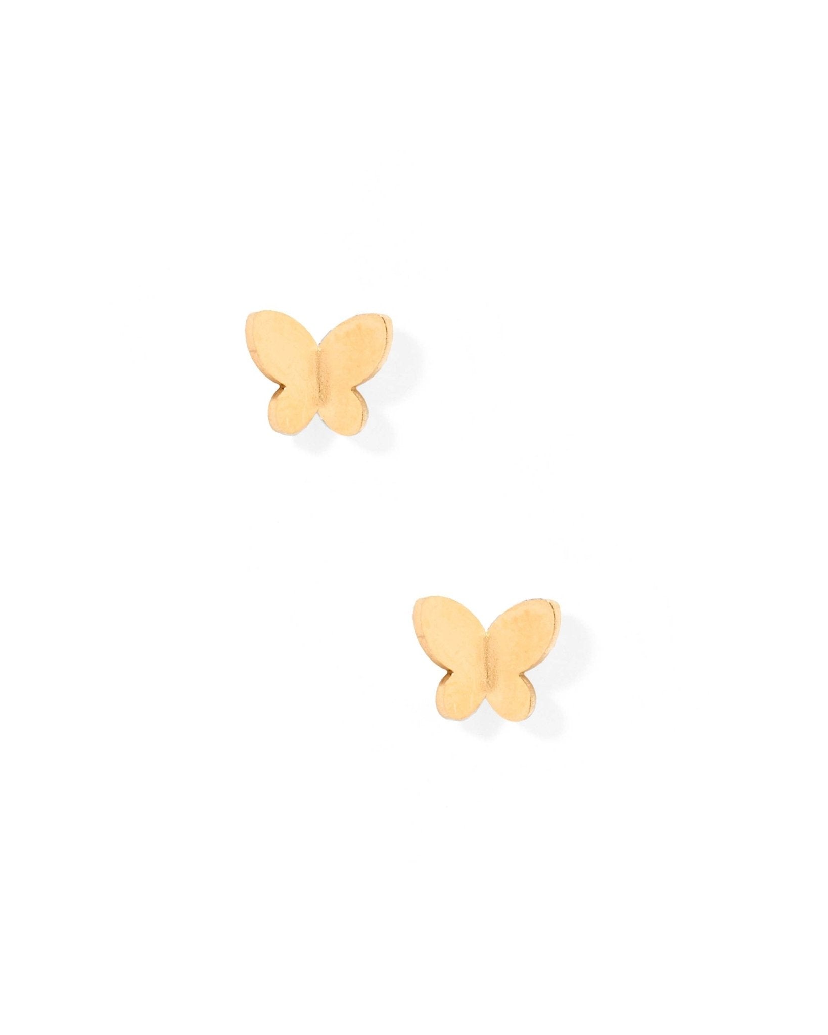 [Linny Co] Screwback Stud Earrings - Billie Butterfly Gold - The Pink Pineapple 850