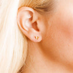 [Linny Co] Screwback Stud Earrings - Billie Butterfly Gold - The Pink Pineapple 850