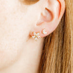 [Linny Co] Screwback Stud Earrings - Lily - The Pink Pineapple 850