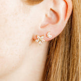 [Linny Co] Screwback Stud Earrings - Lily - The Pink Pineapple 850