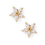 [Linny Co] Screwback Stud Earrings - Lily - The Pink Pineapple 850
